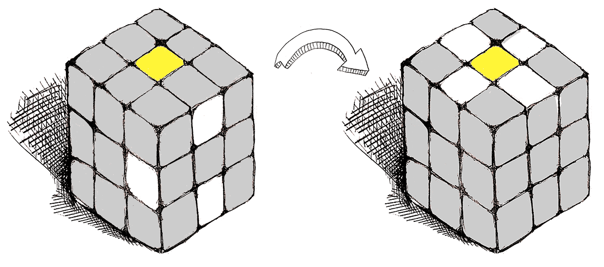 Cubo de Rubik - Paso 1