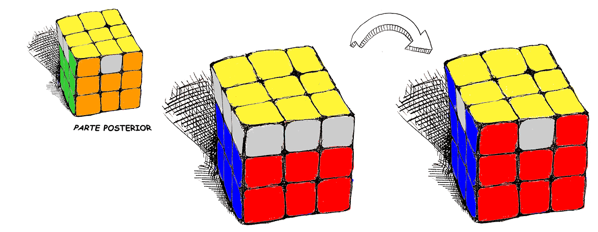 Cubo de Rubik - Paso 7