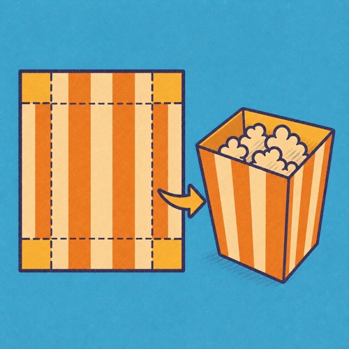 Calculus Cases: la caja de palomitas perfecta