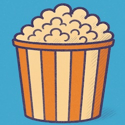 La caja de palomitas del cine