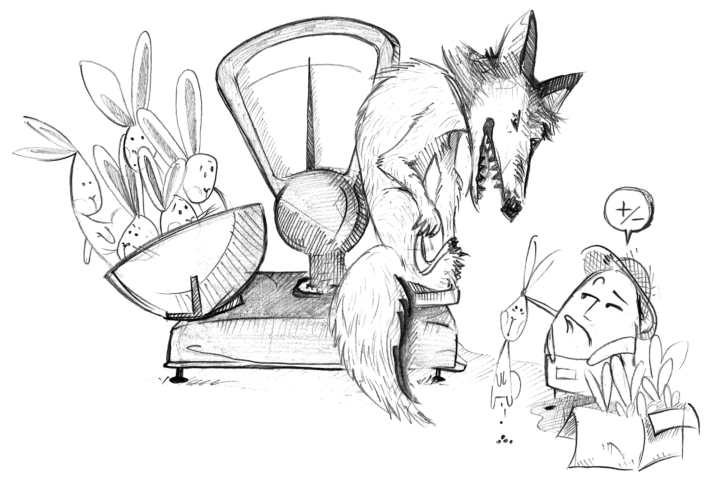 Lobos vs conejos